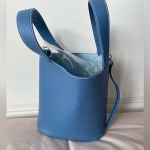 Blue hand bag